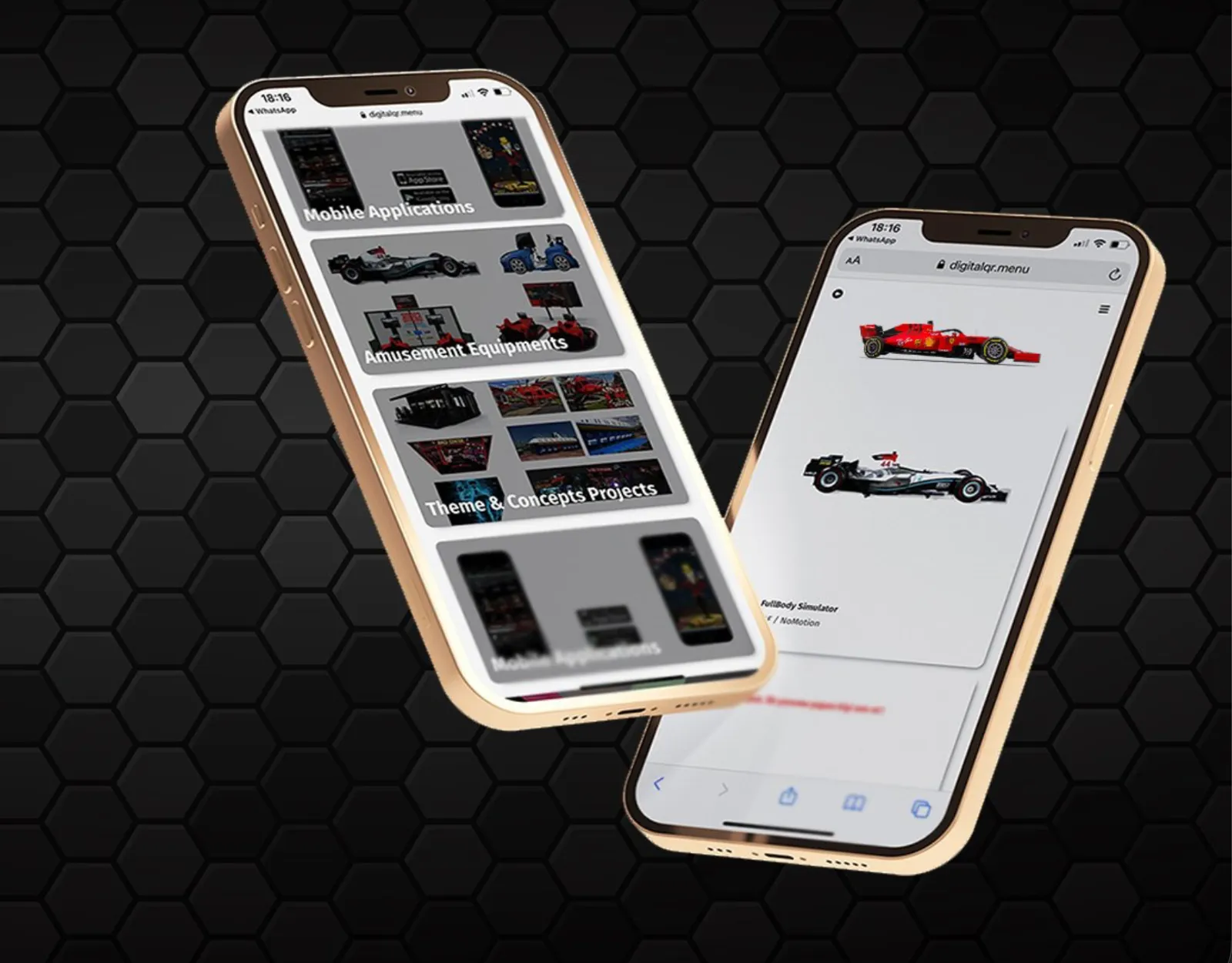 DigiCatZ catalog open on a customer phone
